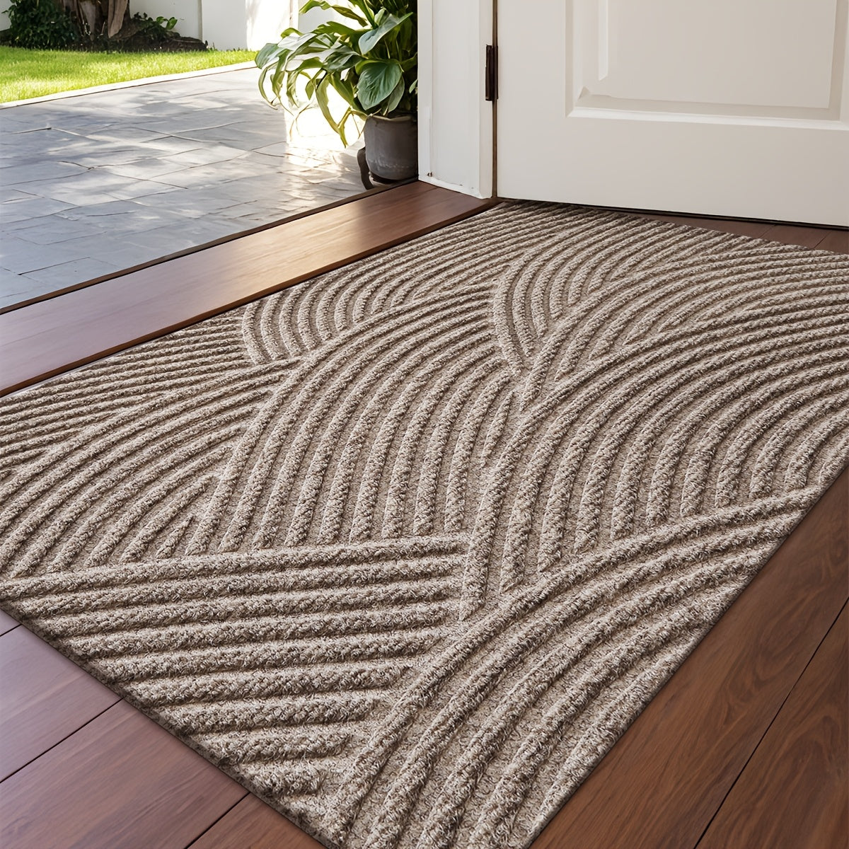 Stylish Non-Slip Geometric Entryway Mat for Your Home | ribuella