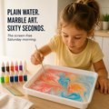 SplashForm - Convierte el agua del grifo en arte marmolado que los niños pueden levantar, secar y enmarcar | ribuella