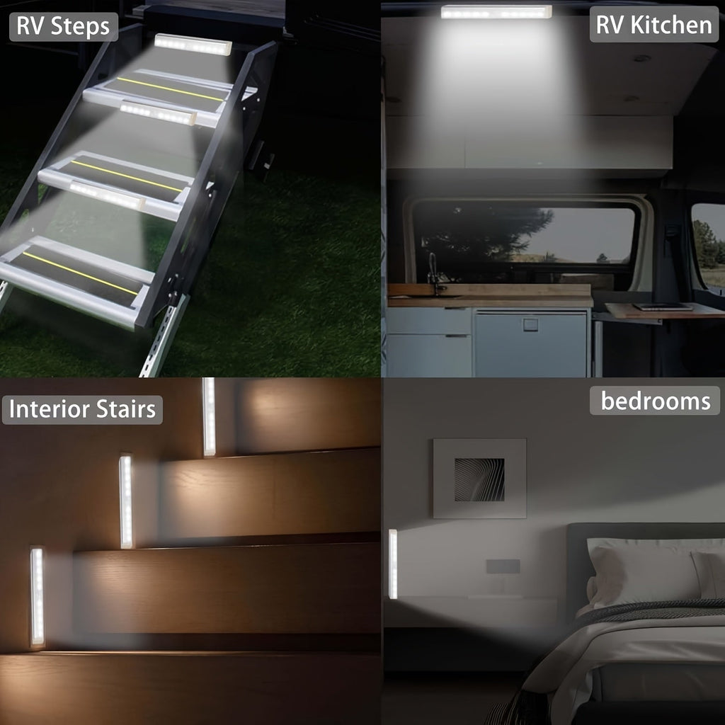Wireless Rechargeable Motion Activated LED Strip - Automatic Indoor Lighting