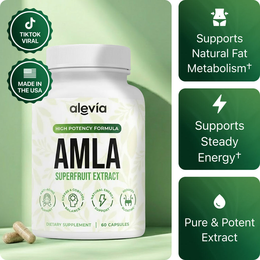 Alevia Amla-superfruktkapslar för stöd av mitokondriell energi