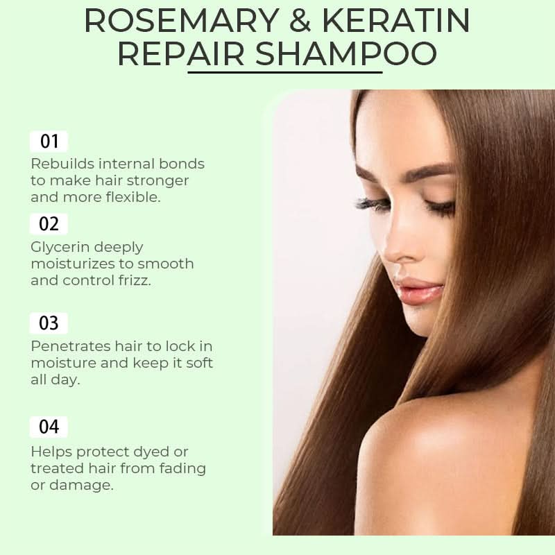 RevitaVibe Keratin Boost Shampoo | Unlock Thicker, Stronger Hair That Commands Attention | ribuella