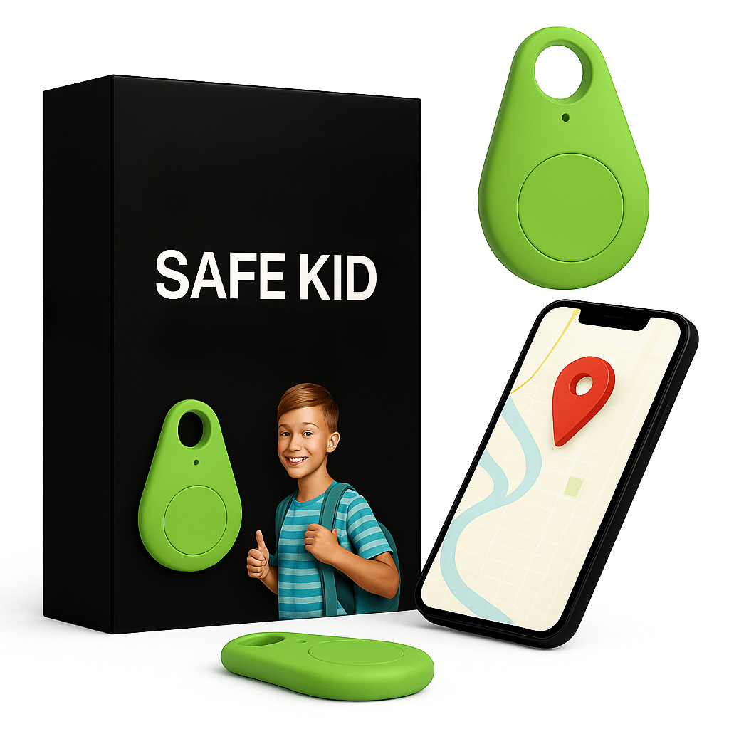 Real-Time GPS Child Locator — Waterproof Design And Compact Build