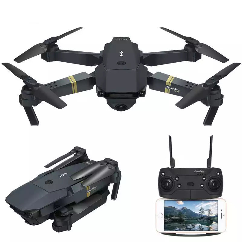 Zusammenklappbare 4K-Minikamera-Drohne – WLAN-FPV-Quadrokopter mit reaktionsschneller Fernbedienung