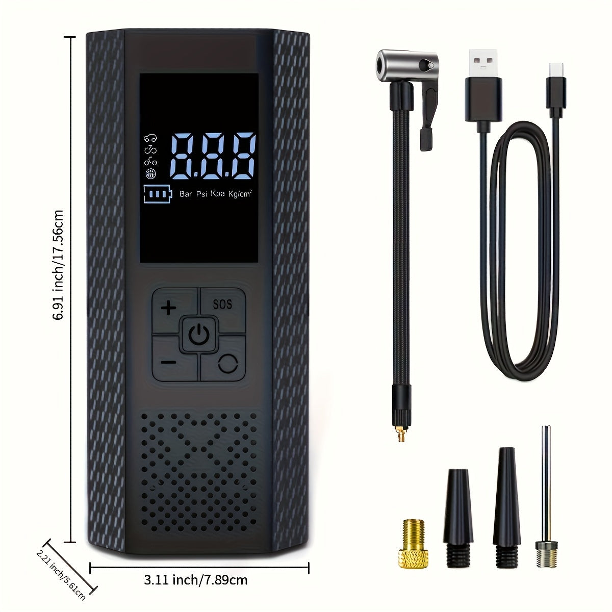 SwiftFill - Portable Cordless Tire Inflator 150 PSI | ribuella