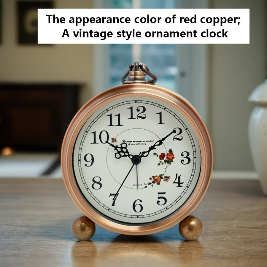 Timeless European-Style Silent Desk Clock for Peaceful Spaces | ribuella