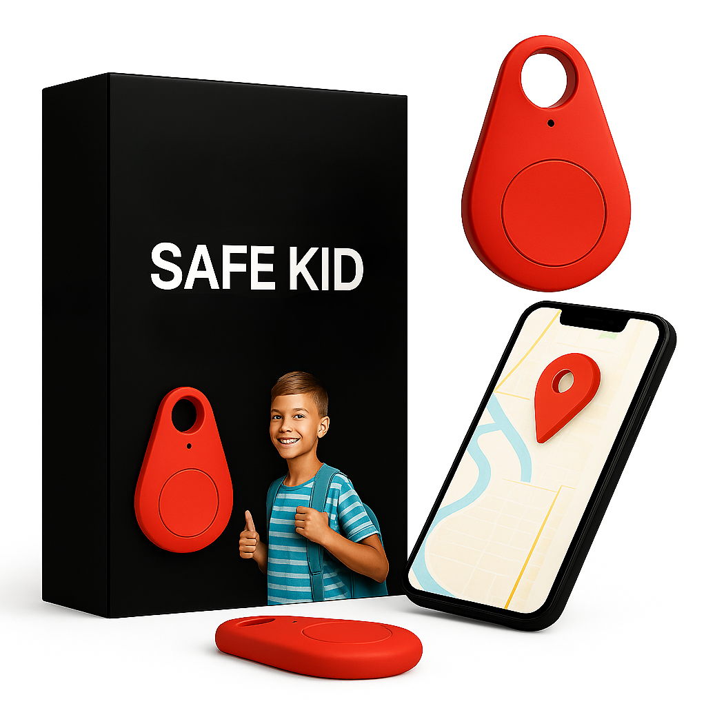 Real-Time GPS Child Locator — Waterproof Design And Compact Build