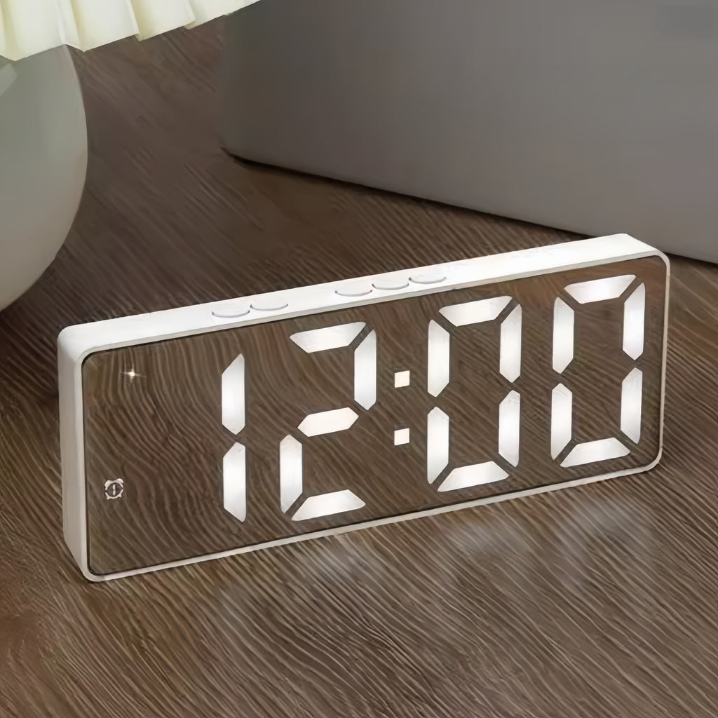 Digital Sunrise Alarm Clock Soft Light Simulation, Automatic Snooze