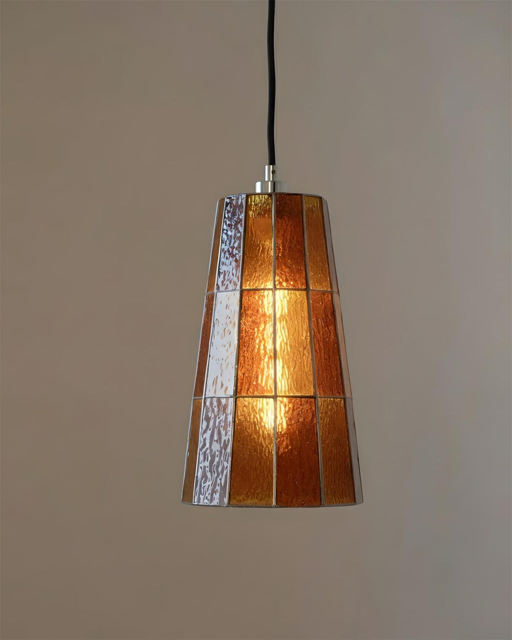Fun Guy Pendant Lamp Conical Colorful Shade E14 Socket Single Bulb Hardwired
