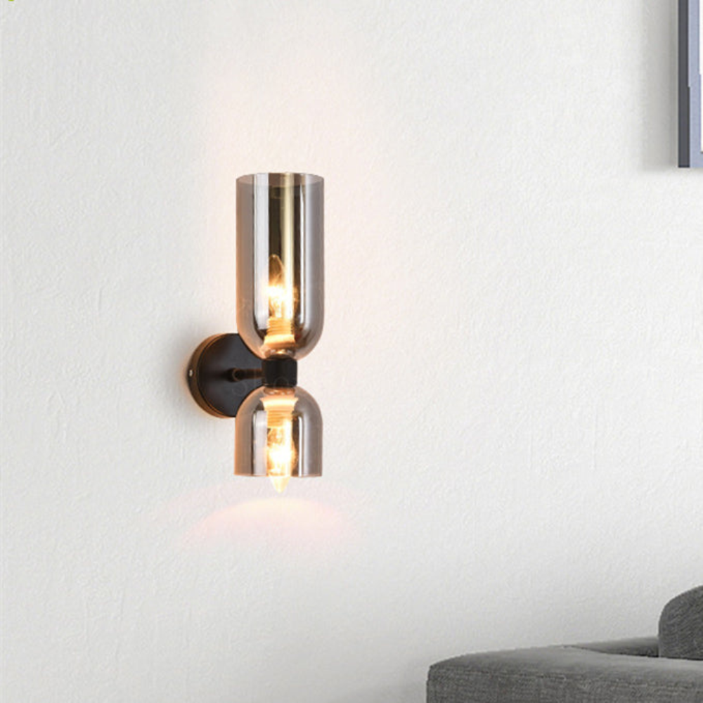 Applique da parete moderna cilindrica, finitura minimalista e design contemporaneo