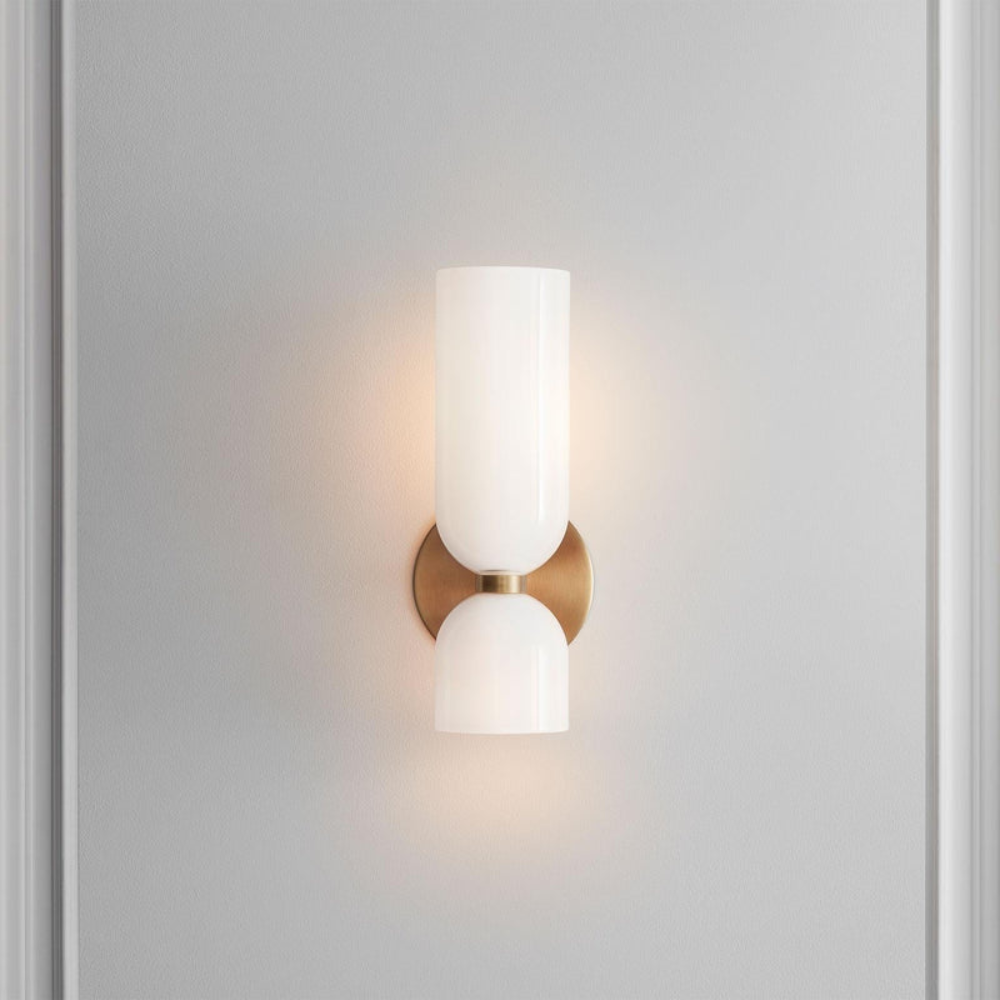 Applique da parete moderna cilindrica, finitura minimalista e design contemporaneo