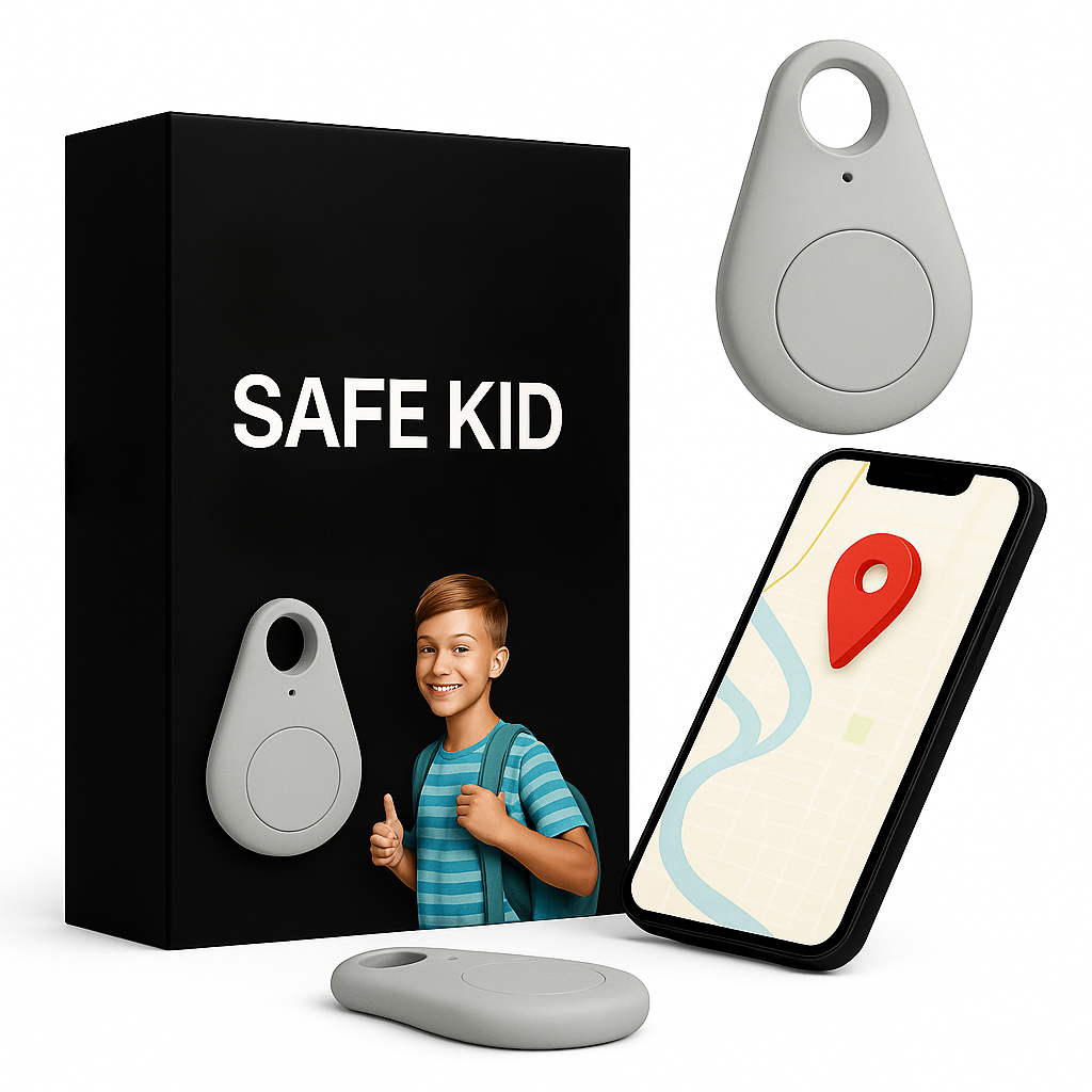 Real-Time GPS Child Locator — Waterproof Design And Compact Build