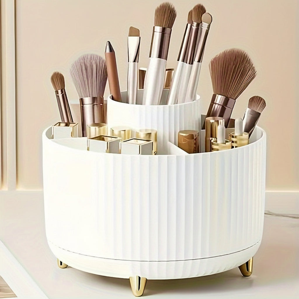 RevolveStyle - 360° Rotating Makeup Organizer with 5 Compartments | ribuella