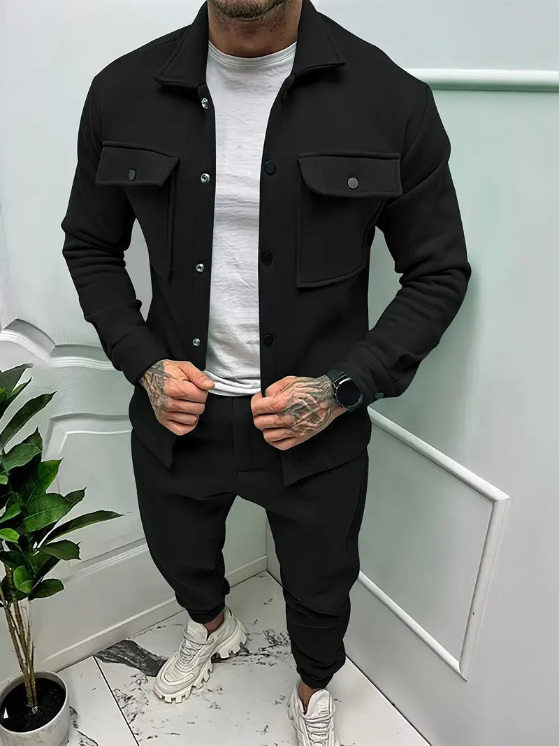 Men's Daan Jacket And Trousers Set Stylish Two-Piece Outfit