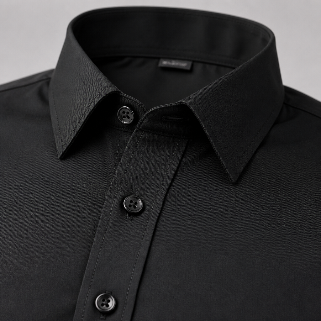 RevoStretch – Smooth Stretch Button-Down Shirt with Wrinkle-Resistant Silky Sheen | ribuella