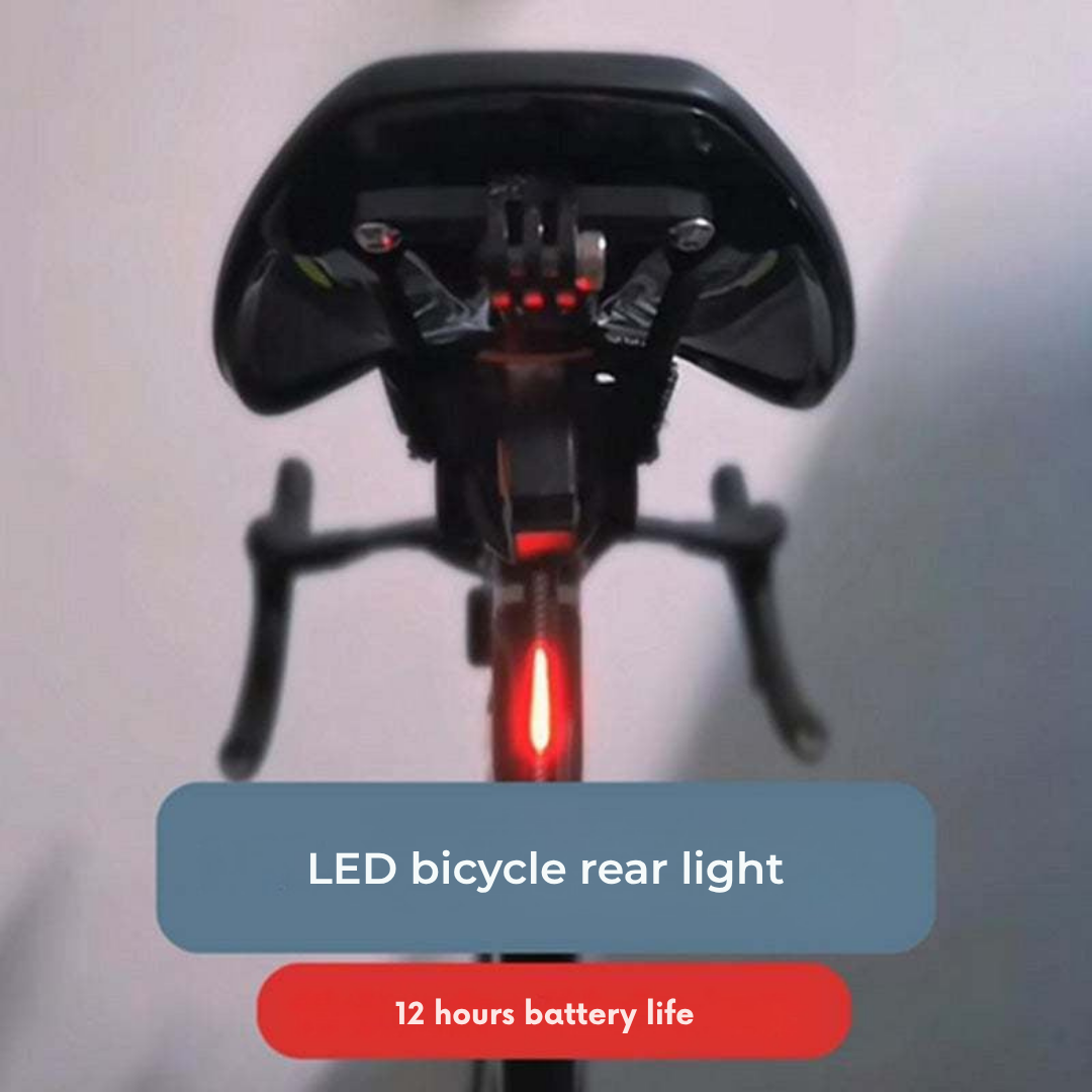 USB Rechargeable Rear LED Light for Bicycles | ribuella