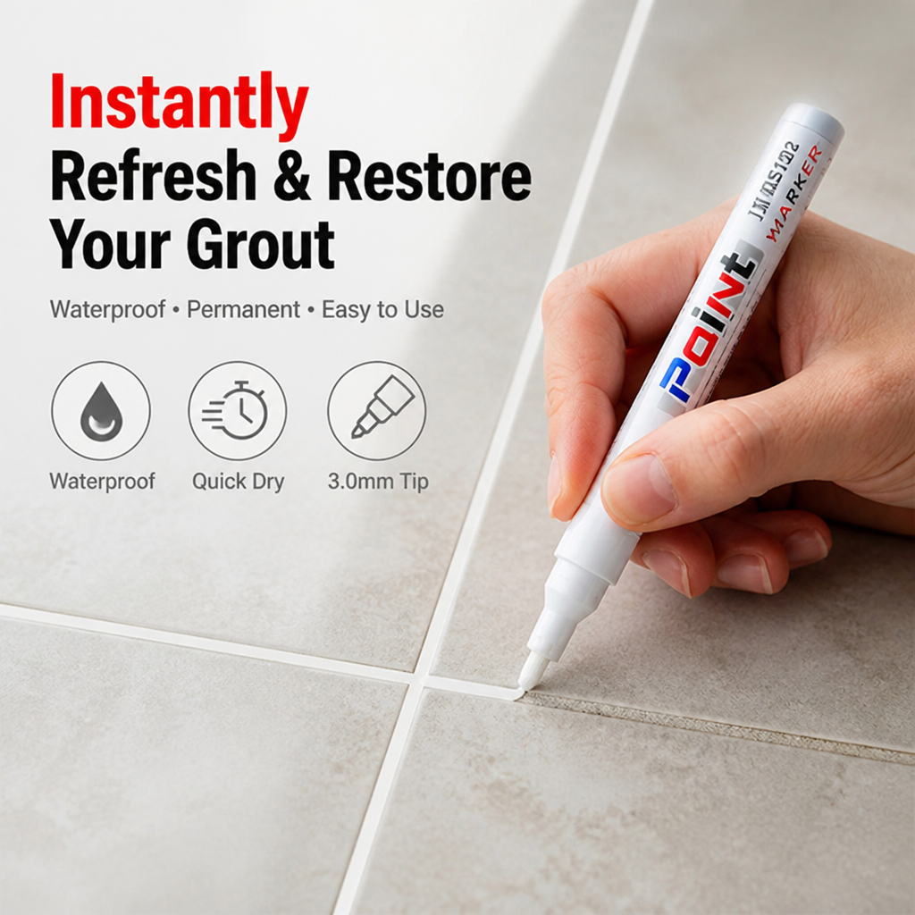 RevitaLine | Instantly Bring Your Grout Back to Life with Waterproof Precision | ribuella