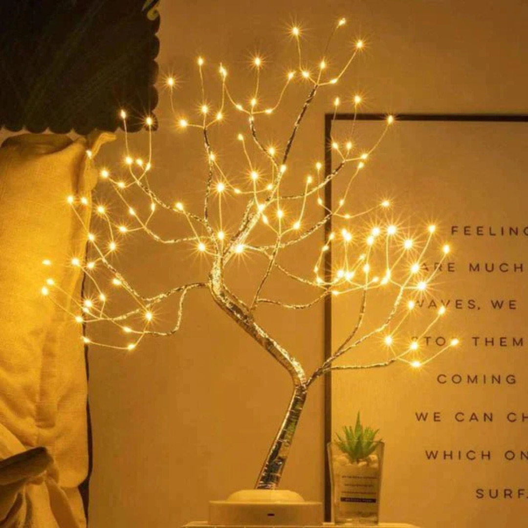 Aurelle Sculptural Geometric Table Lamp With 108 Integrated LEDs