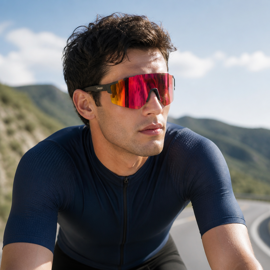 UV-Protective Aerodynamic Cycling Sunglasses (Adjustable Fit) | ribuella