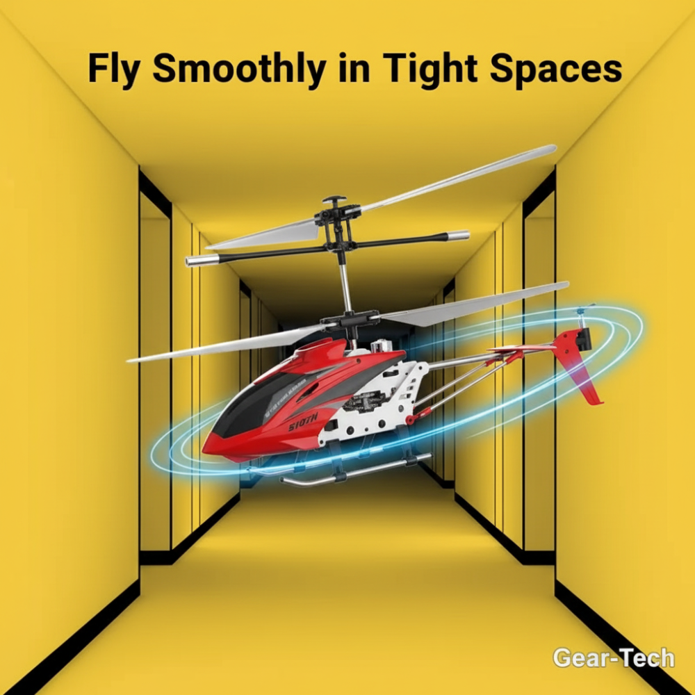 Helicóptero teledirigido duradero - Luces LED, resistente a los golpes y vuelo estacionario estable