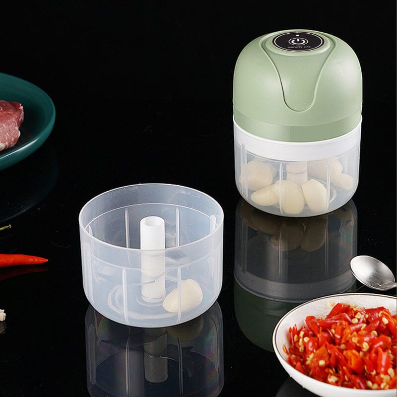 USB Rechargeable Garlic Chopper – Electric Food Processor | ribuella