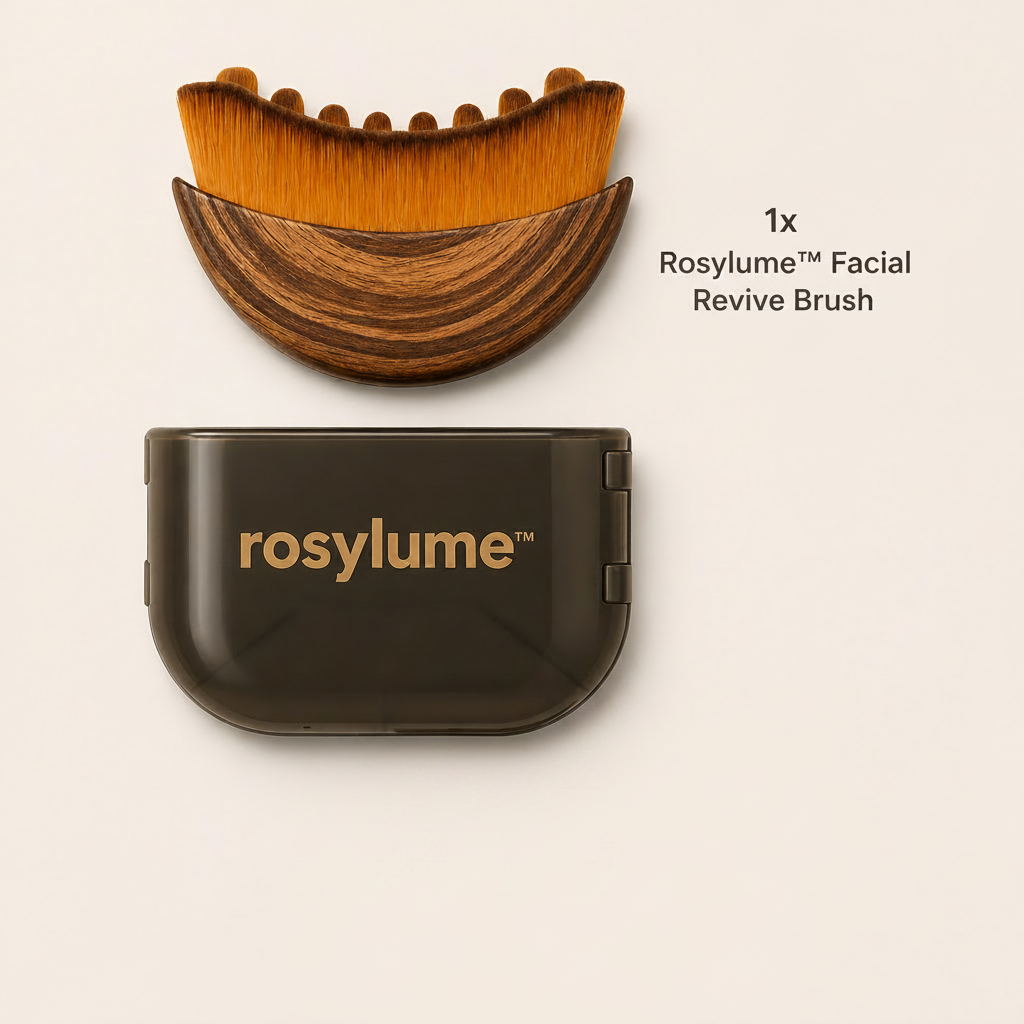 Rosylume Facial Revive Brush | Reveal Radiant, Refreshed Skin That Feels Alive Every Day | ribuella