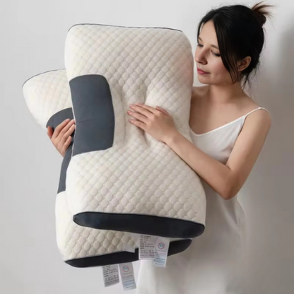 Supportive Neck Relief Pillow - Adaptive Memory Foam - Breathable Comfort | ribuella