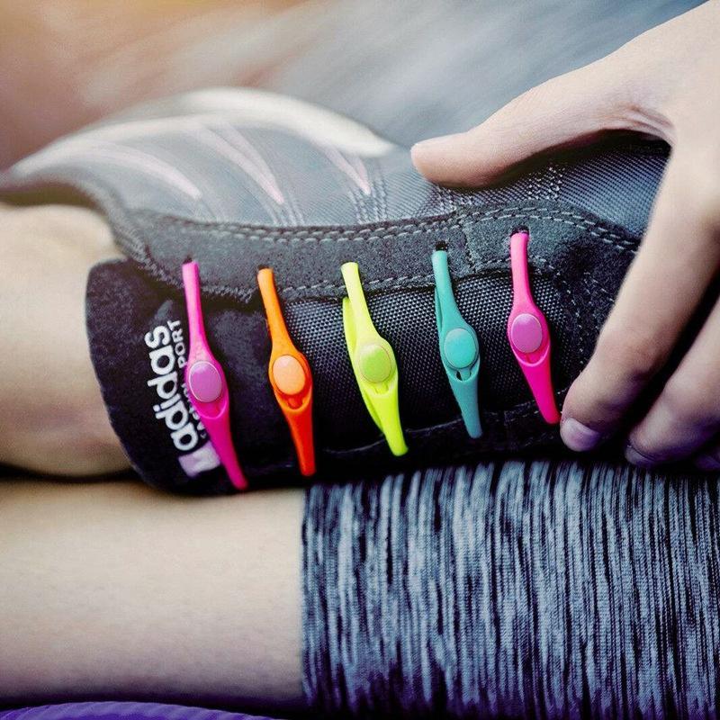 Set de 12 cordones elásticos de silicona sin necesidad de atarlos | ribuella