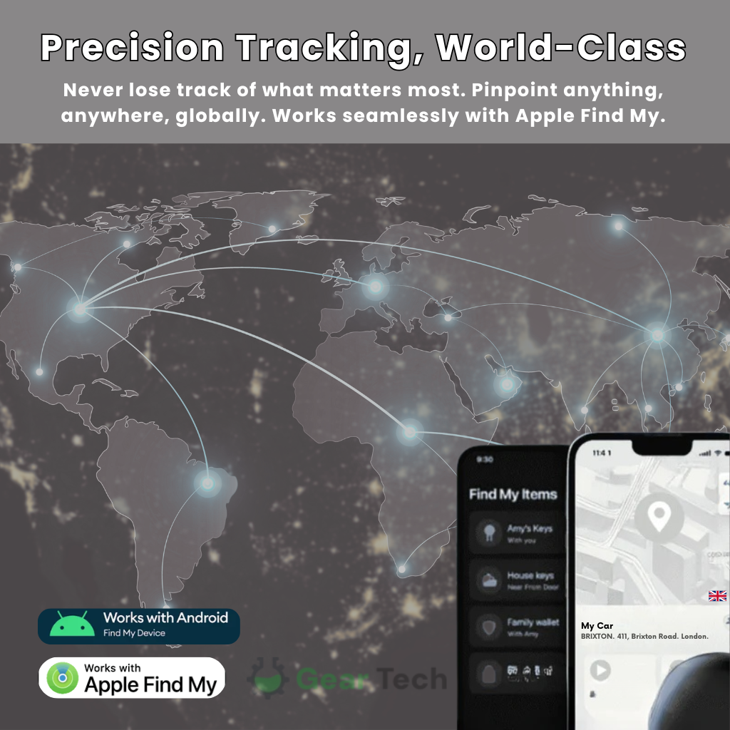 GPS-Fahrzeugsicherheitstracker mit 24/7-Echtzeitüberwachung, kompatibel mit Android und iOS