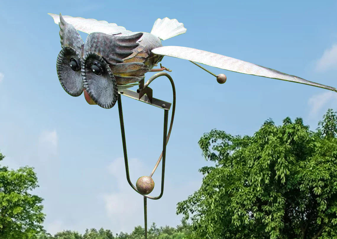 Outdoor Wind Spinner - Rotating Decorative Garden Sculpture