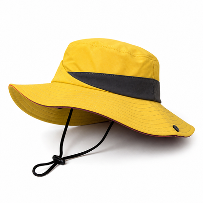 UPF 50 Breathable Foldable Sun Hat (Ponytail Hole & Chin Strap) | ribuella