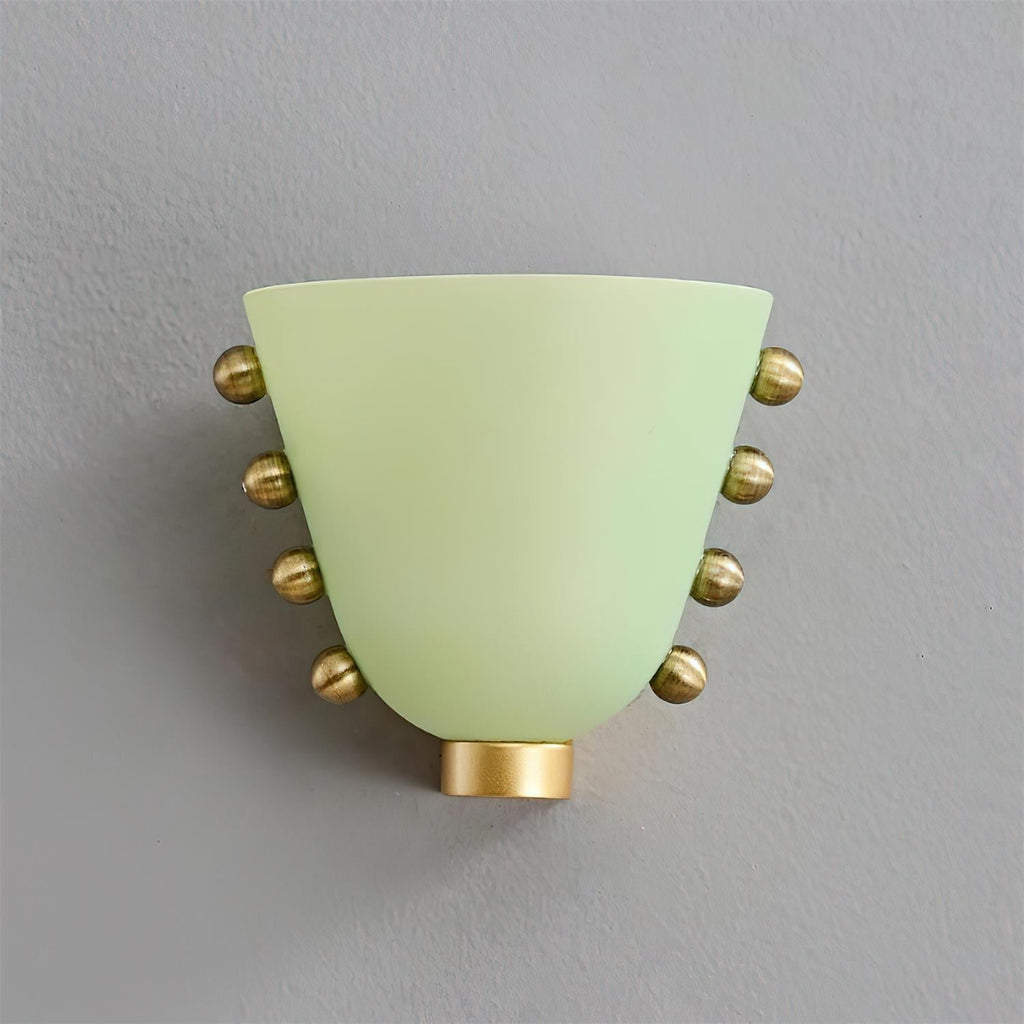 Gemma Asymmetrical Layered Shade Wall Lamp Sculptural Profile