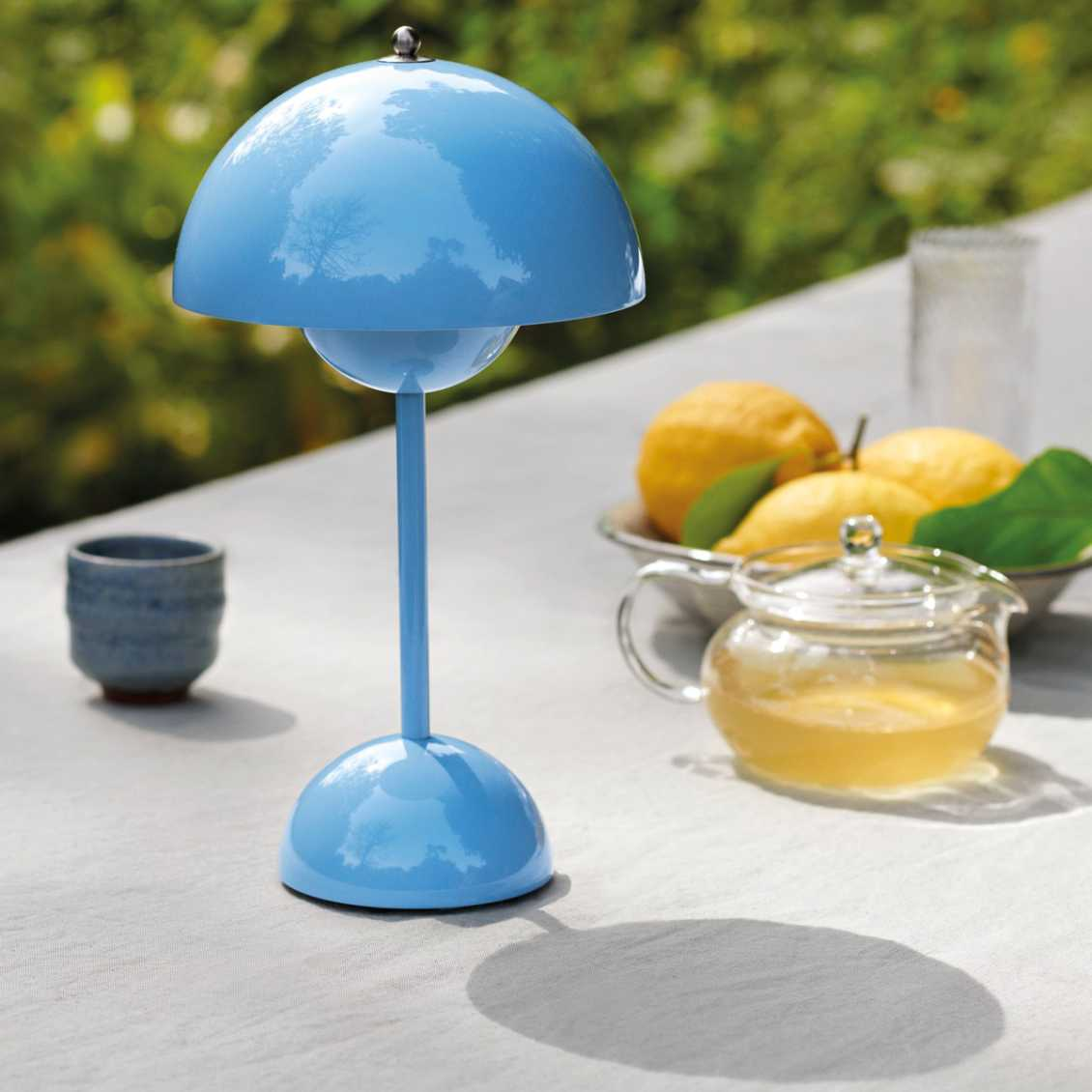 Stolní lampa v retro stylu – bezdrátová se 3 nastavitelnými úrovněmi jasu | ribuella