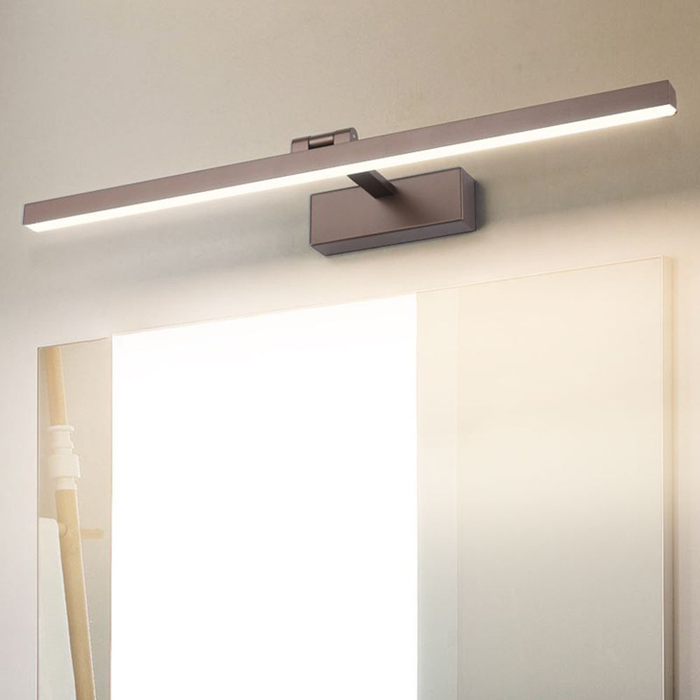 Arisha LED Rotatable Mirror Front Vanity Wall Lamp, Metal, Bathroom - Neutralighting