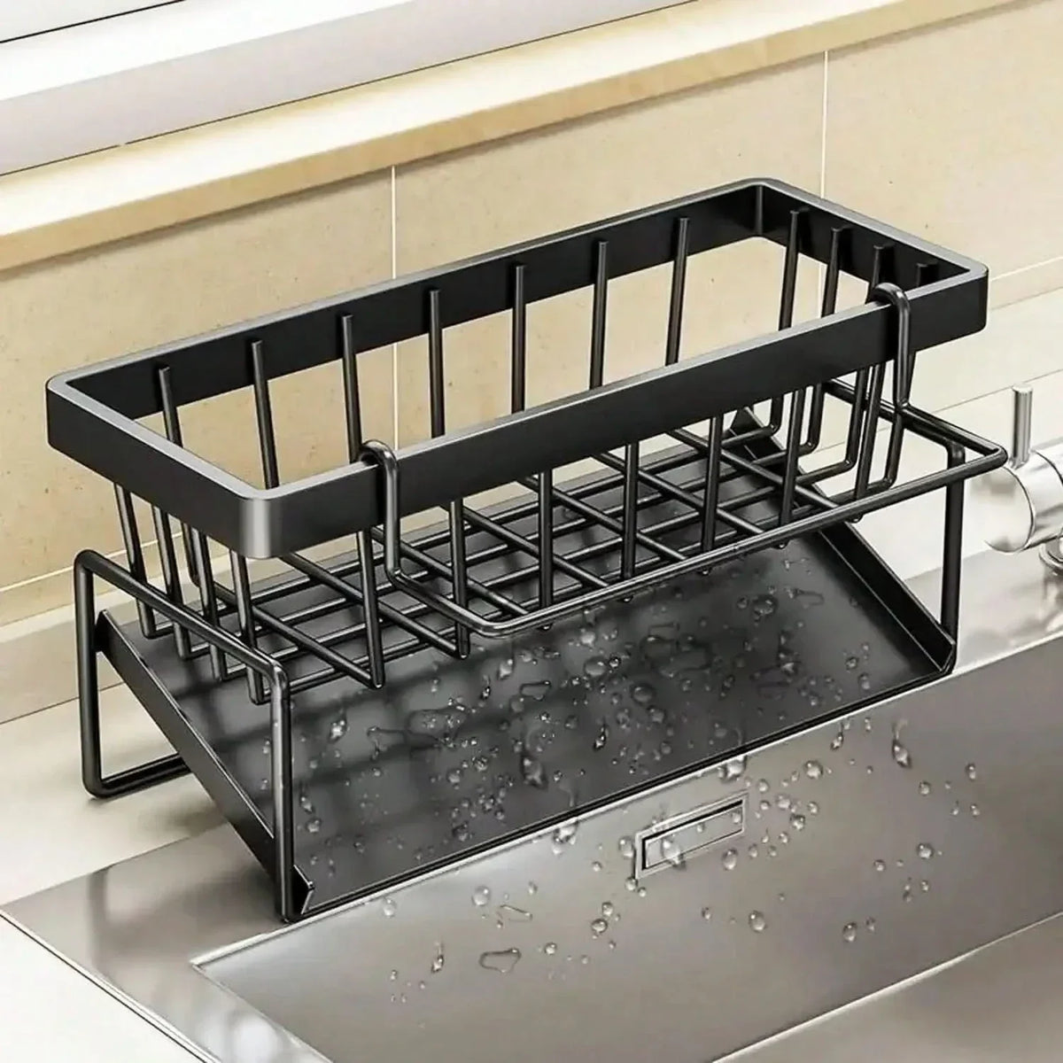 Organizer in acciaio inox per lavelli da cucina | ribuella