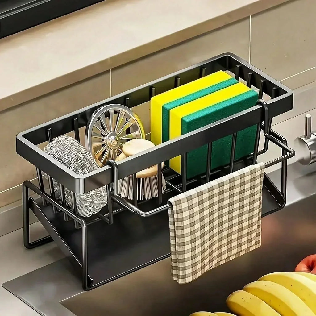Organizer in acciaio inox per lavelli da cucina | ribuella