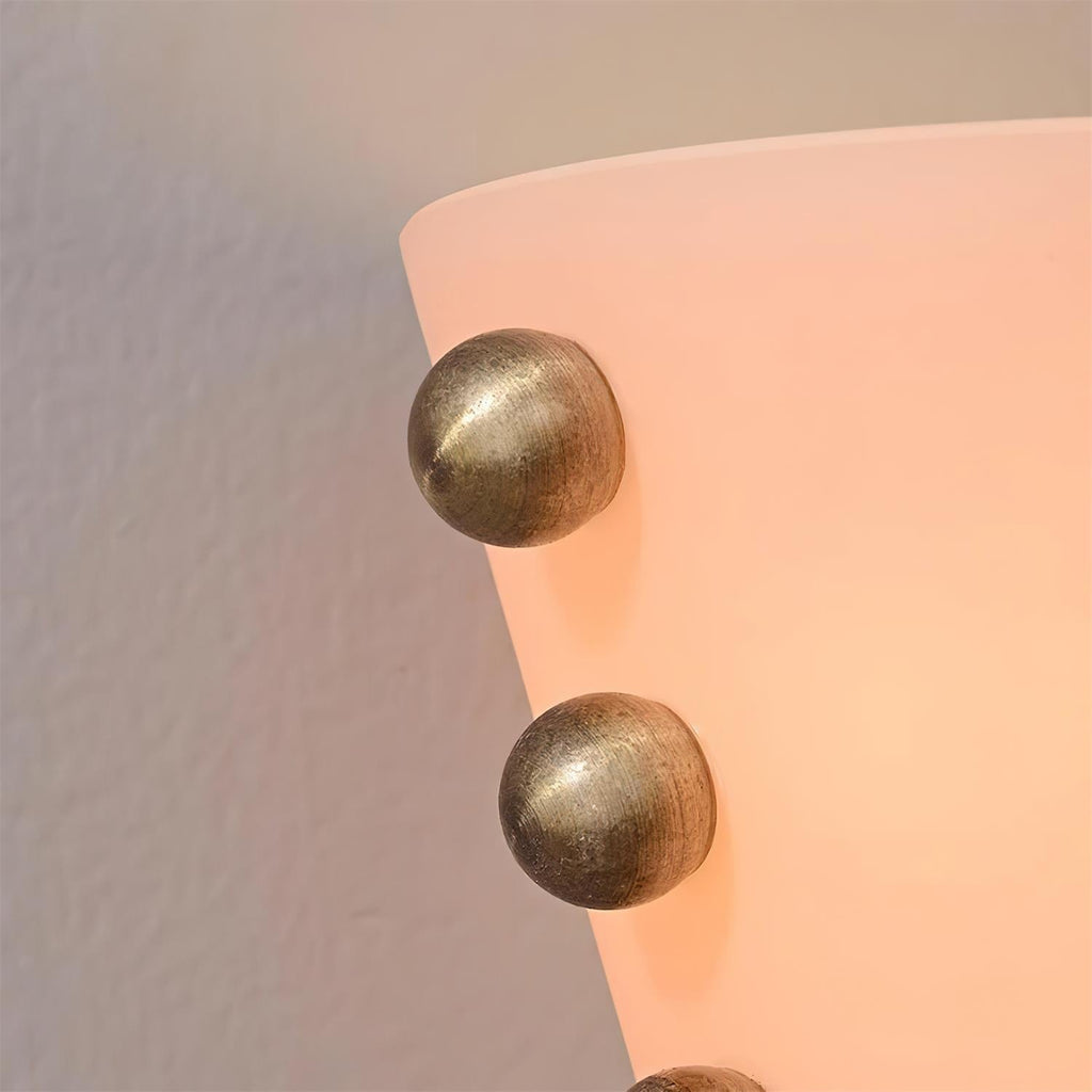 Gemma Asymmetrical Layered Shade Wall Lamp Sculptural Profile