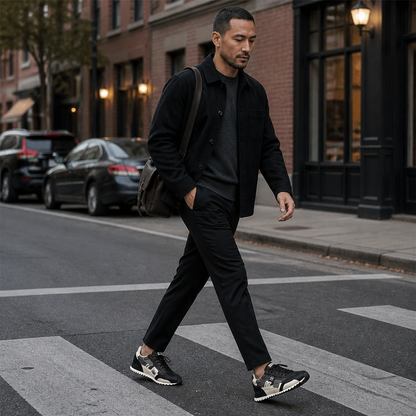 StridePro – Heritage Retro Runner Sneakers with Mesh & Suede Blend | ribuella