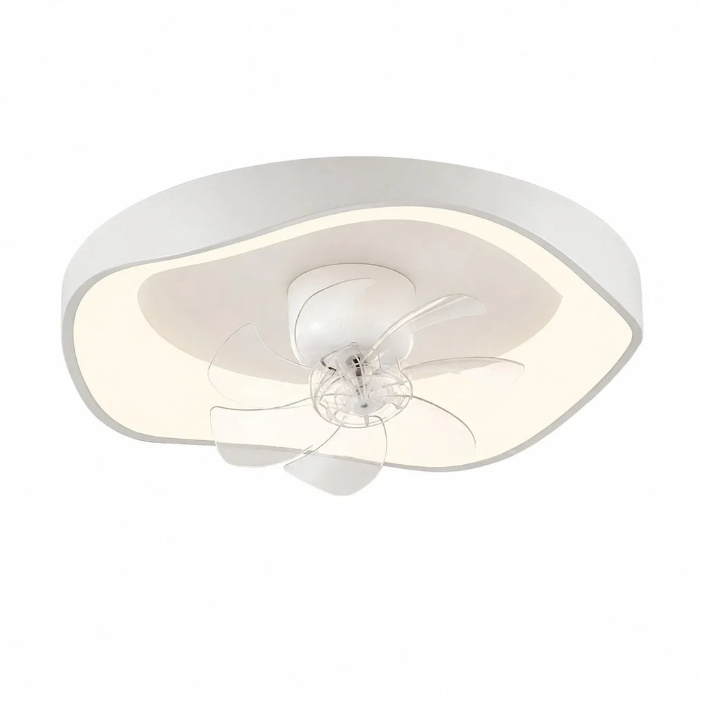 Full Spectrum Eye-Care Ceiling Fan Light — Compact Low Profile Design