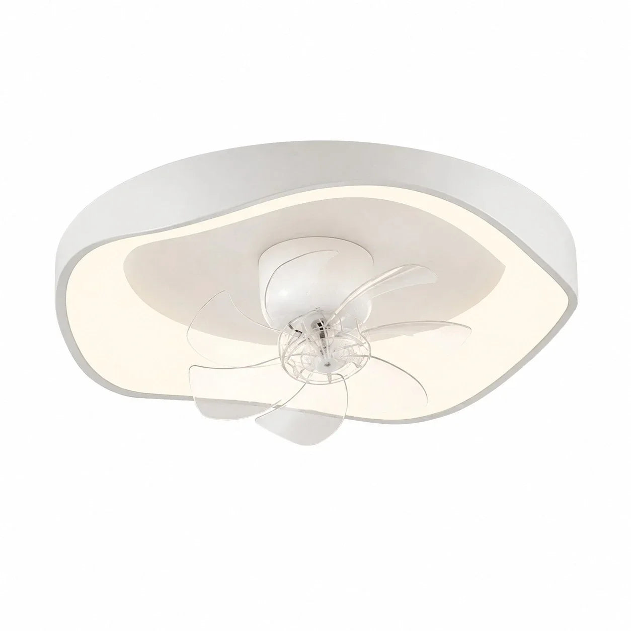 Full Spectrum Eye-Care Ceiling Fan Light — Compact Low Profile Design