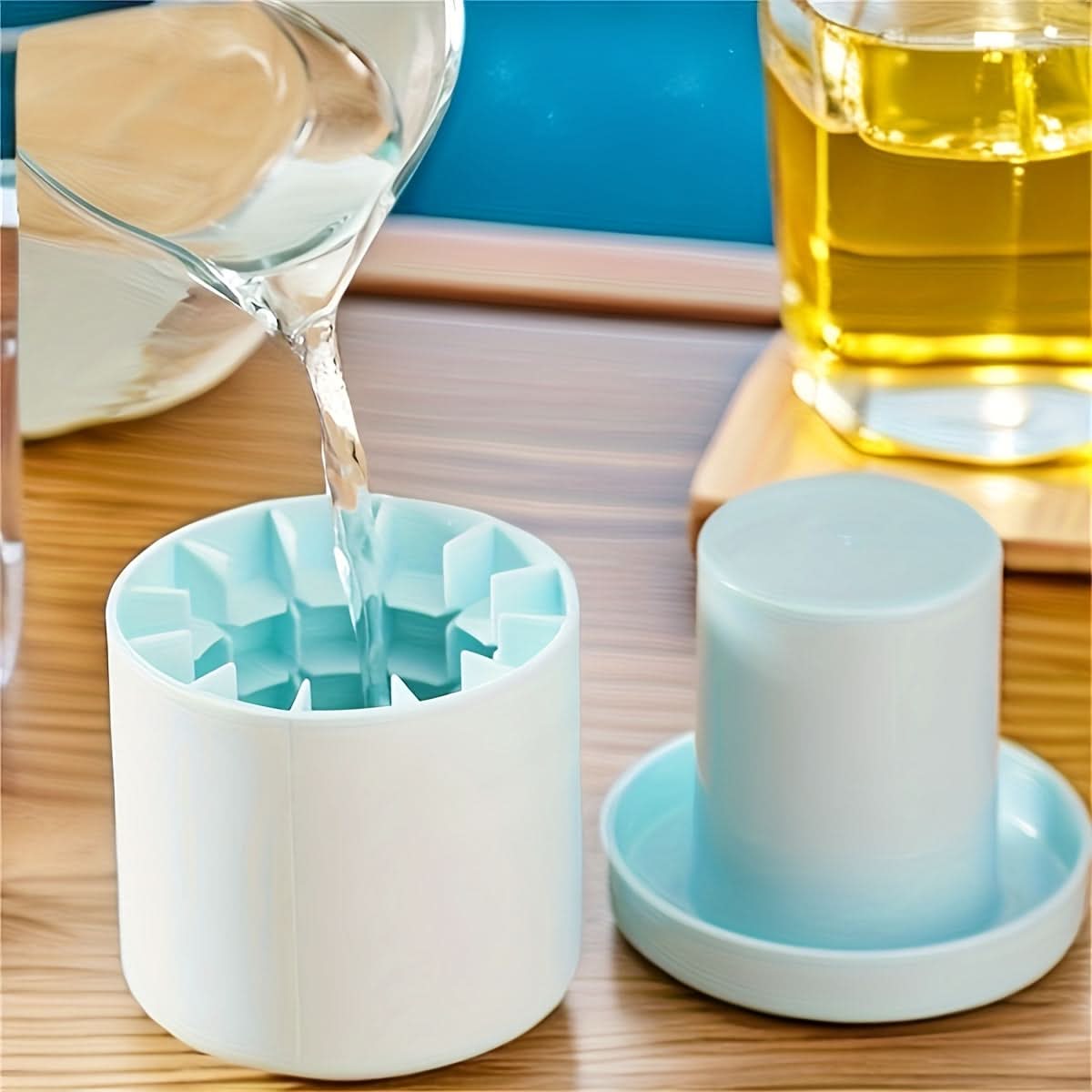 Molde de silicone para cubos de gelo – Balde para guardar gelo | ribuella