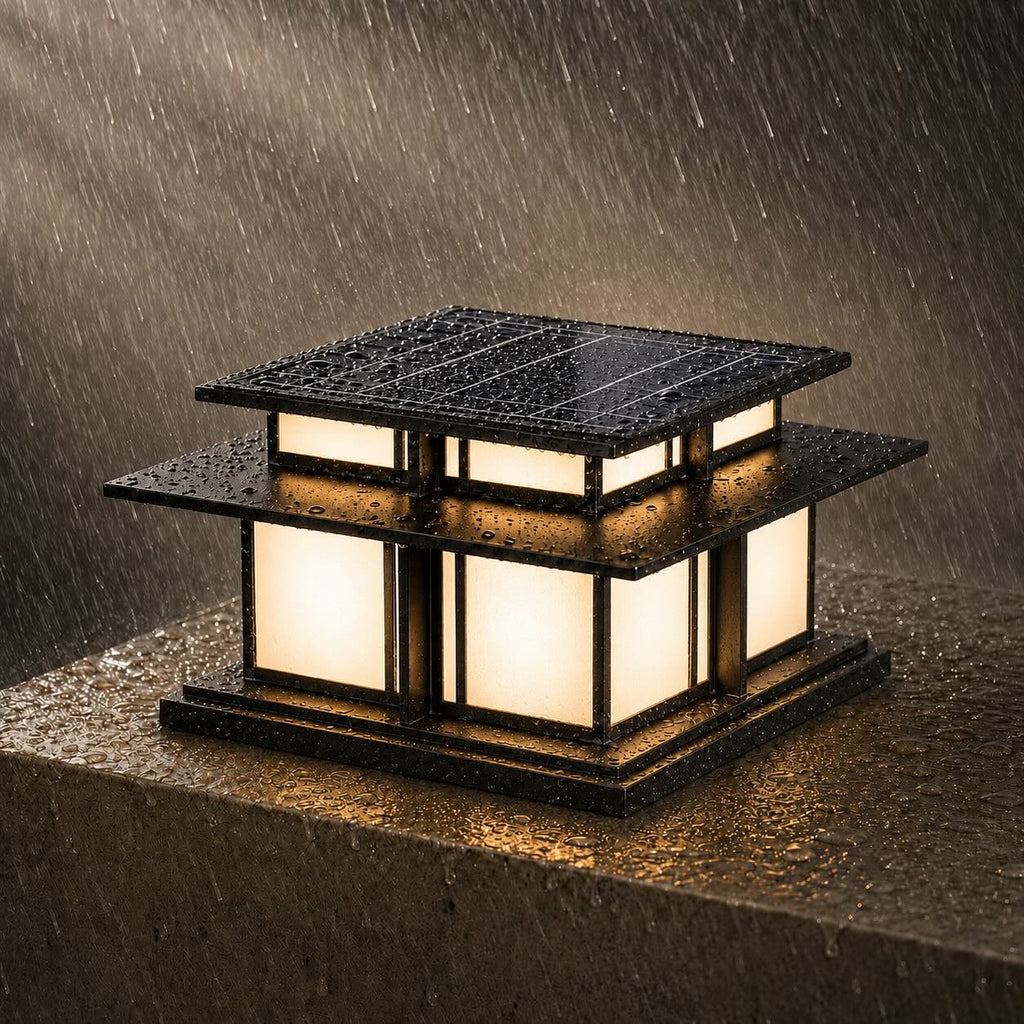 Modern Outdoor Wall Light Waterproof Metal Acrylic Adjustable LED for Gardens and Pathways | ribuella