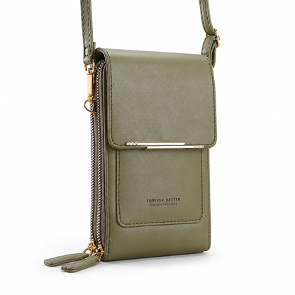 Touchscreen Rear-Pocket Convertible Crossbody Phone Bag | ribuella