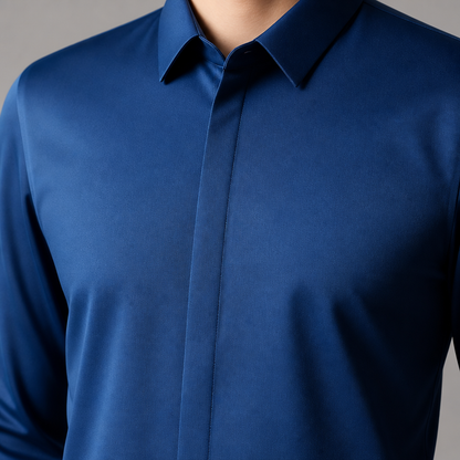 Vantori – Wrinkle-Resistant Slim-Fit 4-Way Stretch Dress Shirt | ribuella