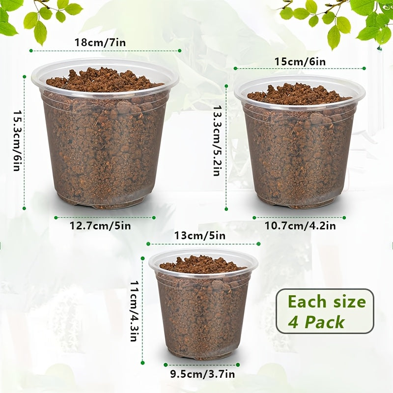ROOTVIEW GARDEN SET – Clear Pots for Effortless Root Observation | ribuella