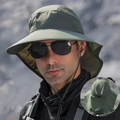 Ultimate Sun Shield Hat with Neck Coverage – Wide Brim Design | ribuella
