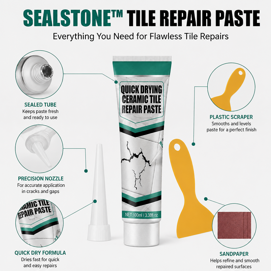 SealStone | 完璧なタイルを素早く修復し、一歩ごとに誇らしさを感じる | ribuella