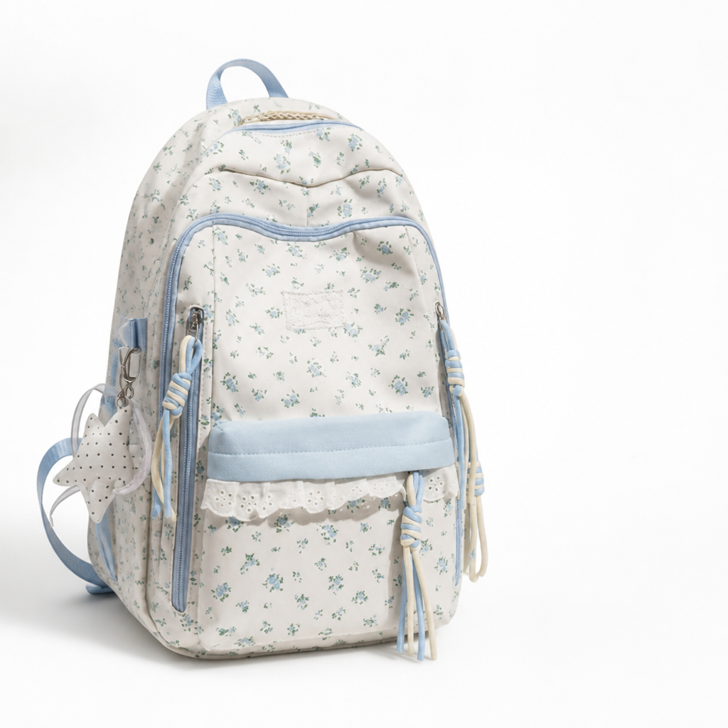 Ultra-Lightweight & Large Capacity Lace Floral Backpack | ribuella