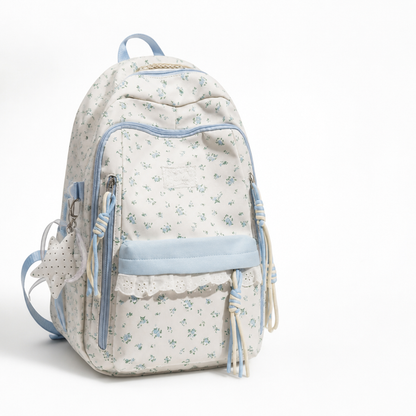 Ultra-Lightweight & Large Capacity Lace Floral Backpack | ribuella
