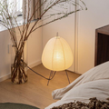 Lampada da terra Hinori giapponese — luce calda, design minimalista