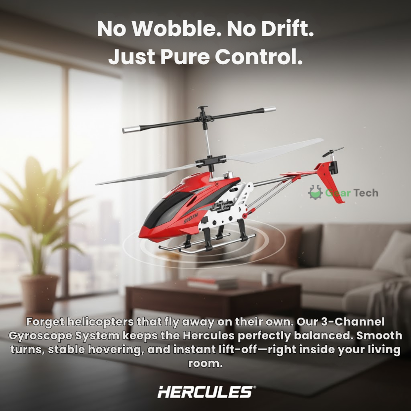 Helicóptero teledirigido duradero - Luces LED, resistente a los golpes y vuelo estacionario estable